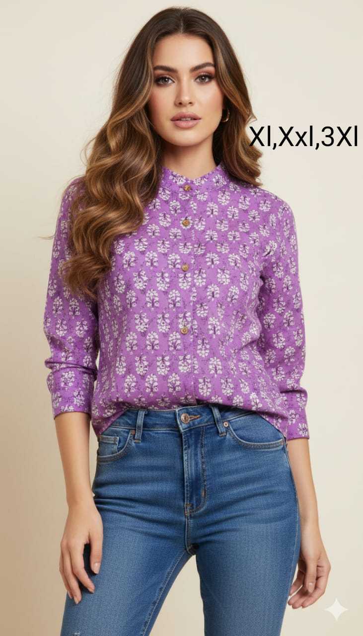 Ynf Pure Cotton KESH585 185 Western Wears Festive Collections Wholesale Tops Women Shirts Manufacturer- Kapda Export