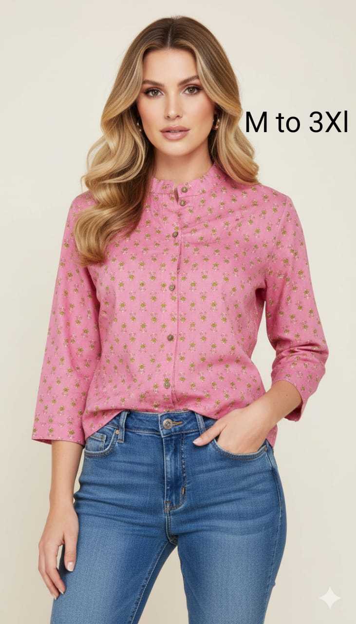 Ynf Pure Cotton KESH585 185 Western Wears Festive Collections Wholesale Tops Women Shirts Manufacturer- Kapda Export