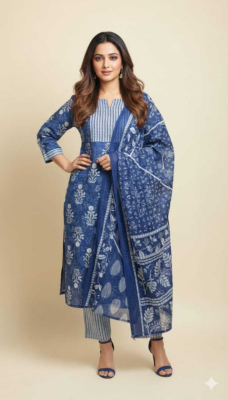 Ynf Pure Cotton KESH585 189 Suits & Dresses Festive Collections Wholesale Printed Suits Cotton Suits Ladies Salwar Suits Manufacturer- Kapda Export