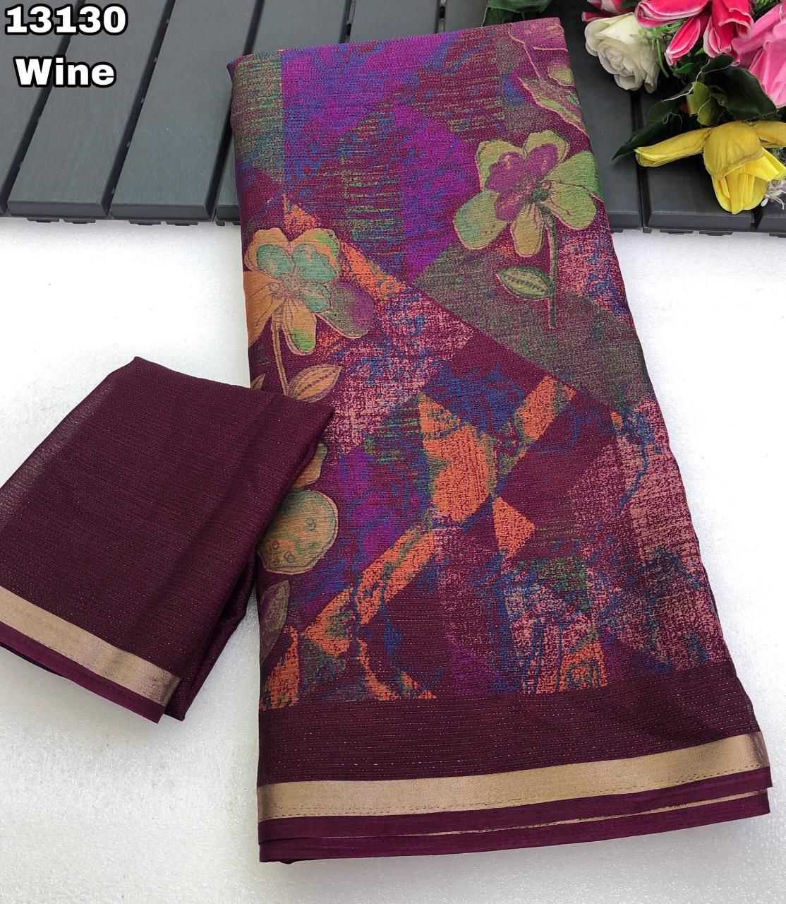 Ynf Shimmer silk KESH683 Played Silk Sarees Wholesale Printed Silk Saree Designer Silk Sarees Zari Border Silk Sarees Manufacturer- Kapda Export