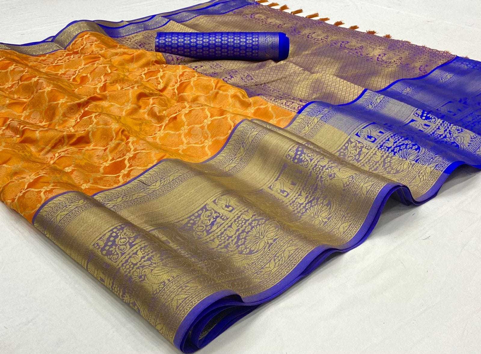 Ynf Silk KESH548 ROUND Sarees Festive Collections Wholesale Kanchipuram Sarees Zari Border Sarees Zari Sarees Manufacturer- Kapda Export
