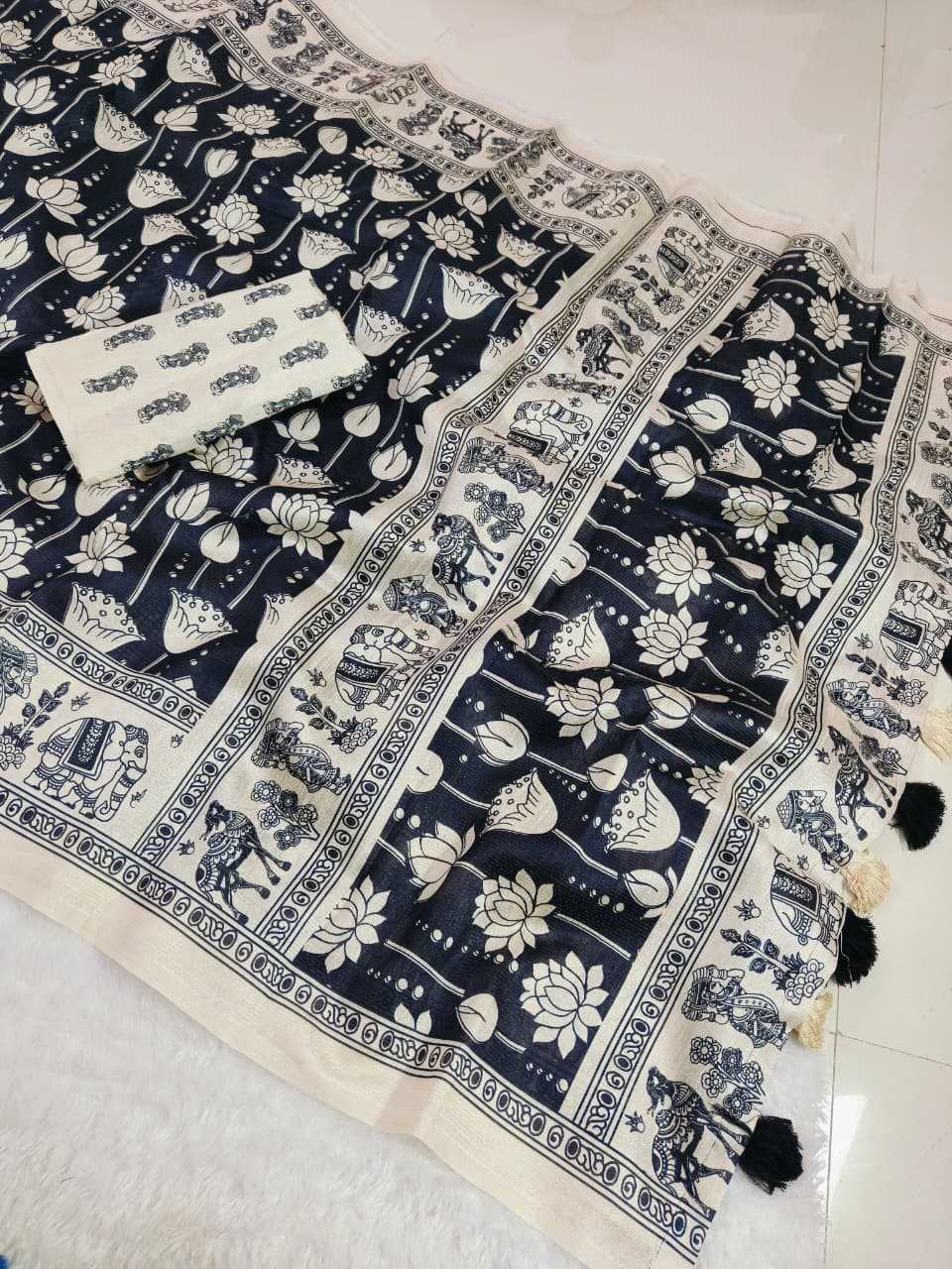 Ynf Silk KESH673 PREMIUM IKKAT Silk Sarees Wholesale Printed Silk Saree Designer Silk Sarees Ikkat Silk Sarees Manufacturer- Kapda Export