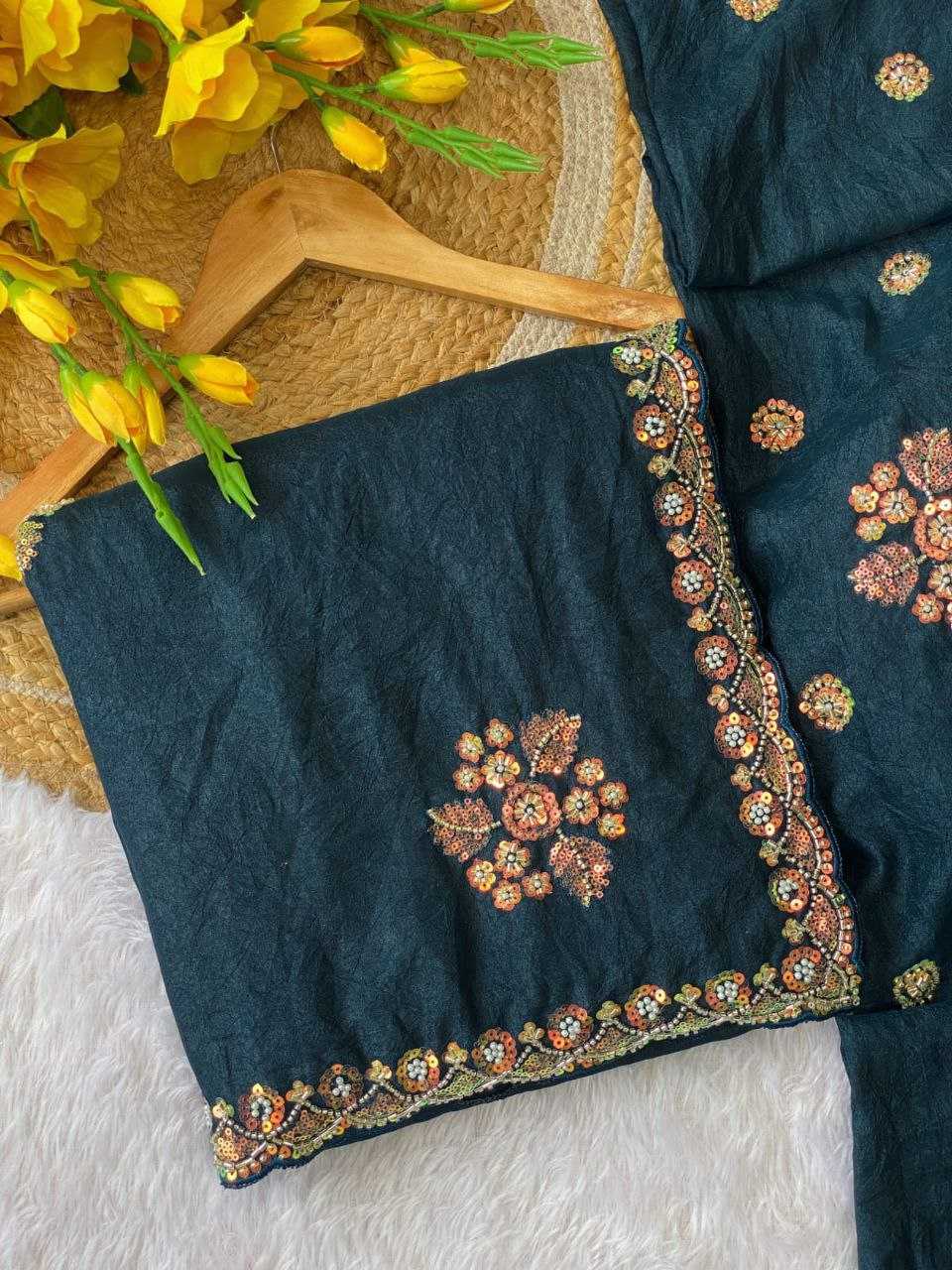 Ynf Silk RIN216 jivani Sarees Wholesale Designer Sarees Floral Sarees Cutwork Saree Manufacturer- Kapda Export