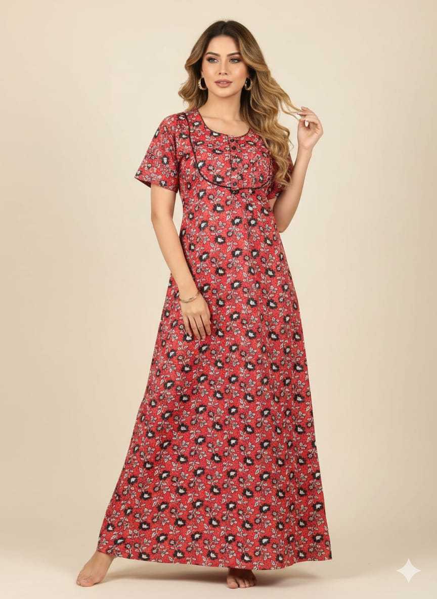 Ynf Soft Cotton KESH585 188 Western Wears Wholesale One Piece Dress Night Wear Manufacturer- Kapda Export