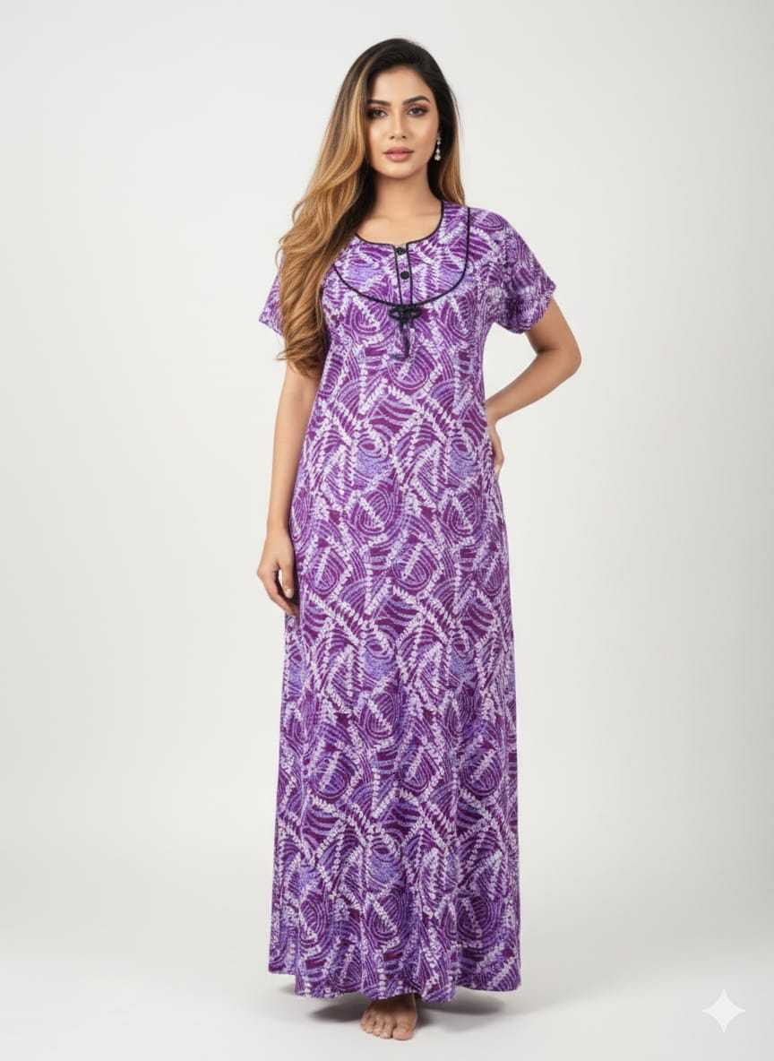 Ynf Soft Cotton KESH585 188 Western Wears Wholesale One Piece Dress Night Wear Manufacturer- Kapda Export