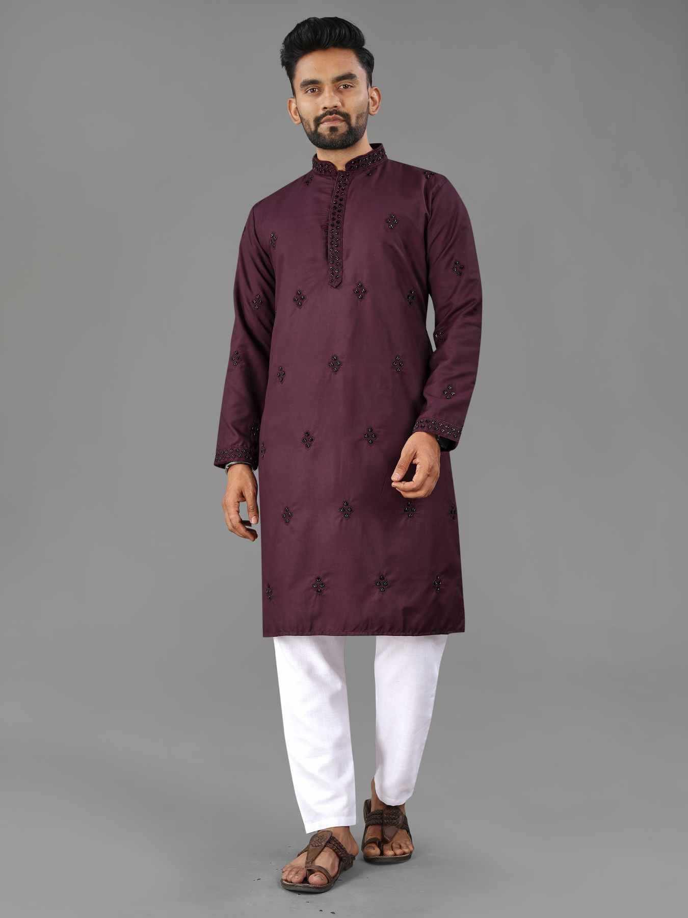 Ynf Soft Cotton KESH747 KASTURI Mens Wear Wholesale Mens Kurtas Men Cotton Kurta Designer Ethnic Set Manufacturer- Kapda Export