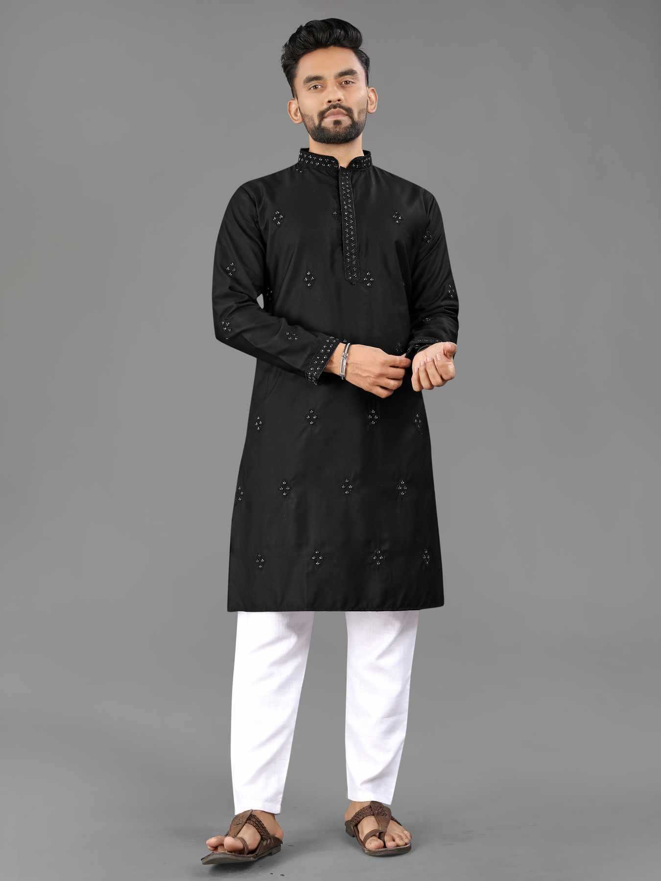 Ynf Soft Cotton KESH747 KASTURI Mens Wear Wholesale Mens Kurtas Men Cotton Kurta Designer Ethnic Set Manufacturer- Kapda Export