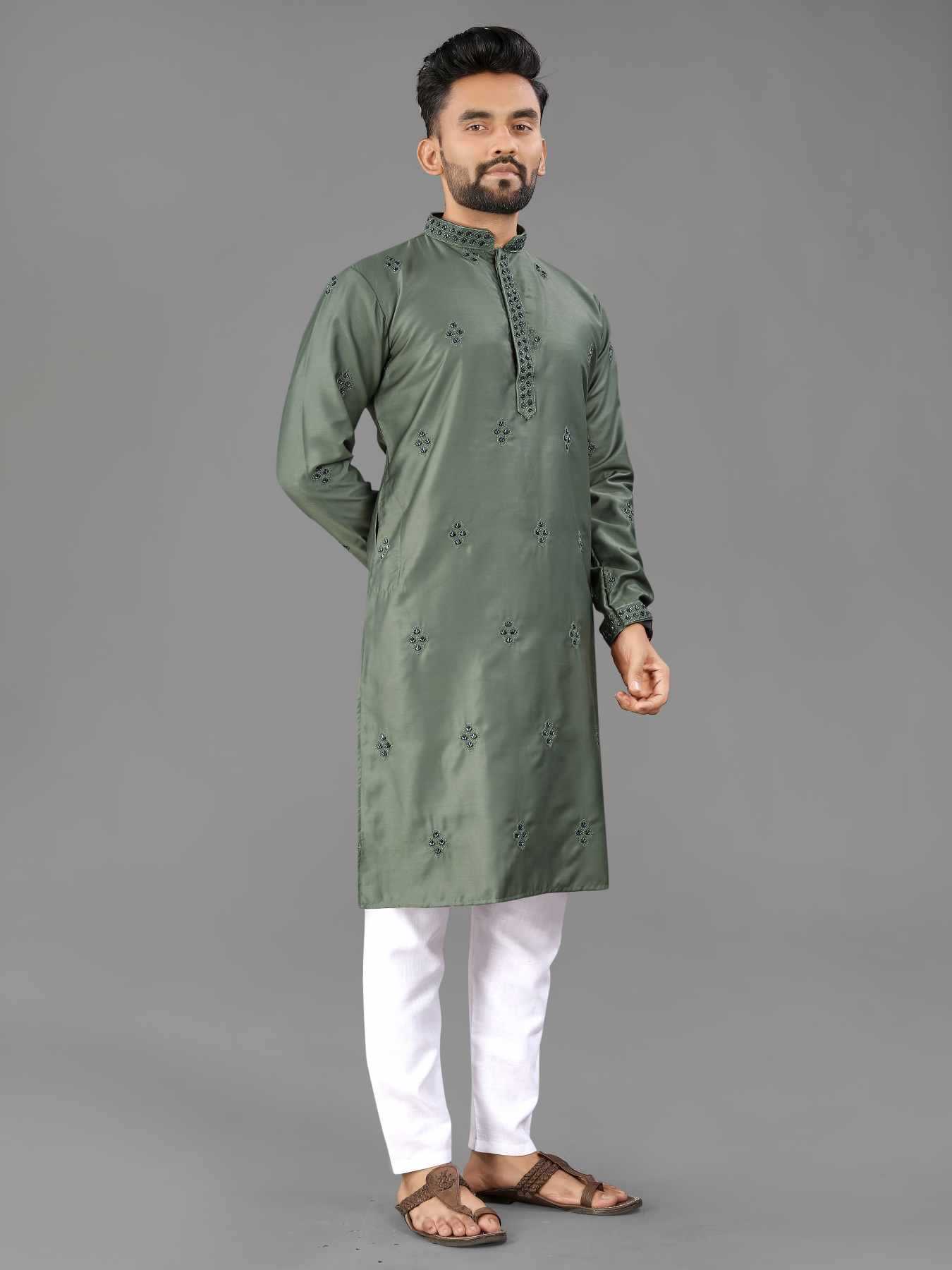 Ynf Soft Cotton KESH747 KASTURI Mens Wear Wholesale Mens Kurtas Men Cotton Kurta Designer Ethnic Set Manufacturer- Kapda Export