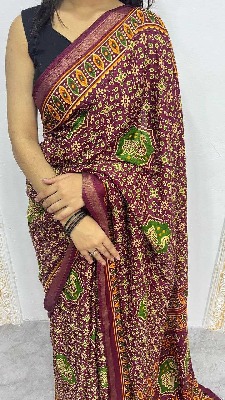 Ynf Soft Cotton Silk RIN207 2314 Sarees Wholesale Pre Draped Saree Embroidered Sarees Festive Sarees Manufacturer- Kapda Export