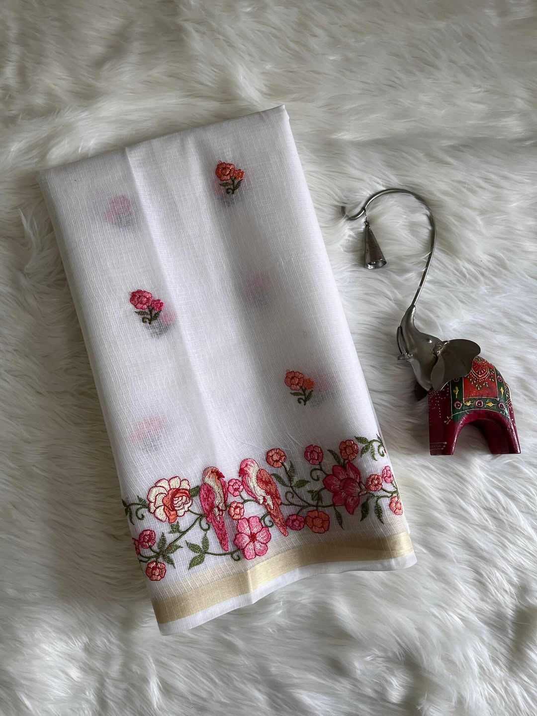 Ynf Soft Kota KESH549 Aabida Sarees Wholesale Designer Sarees Embroidered Sarees Kota Doria Sarees Manufacturer- Kapda Export