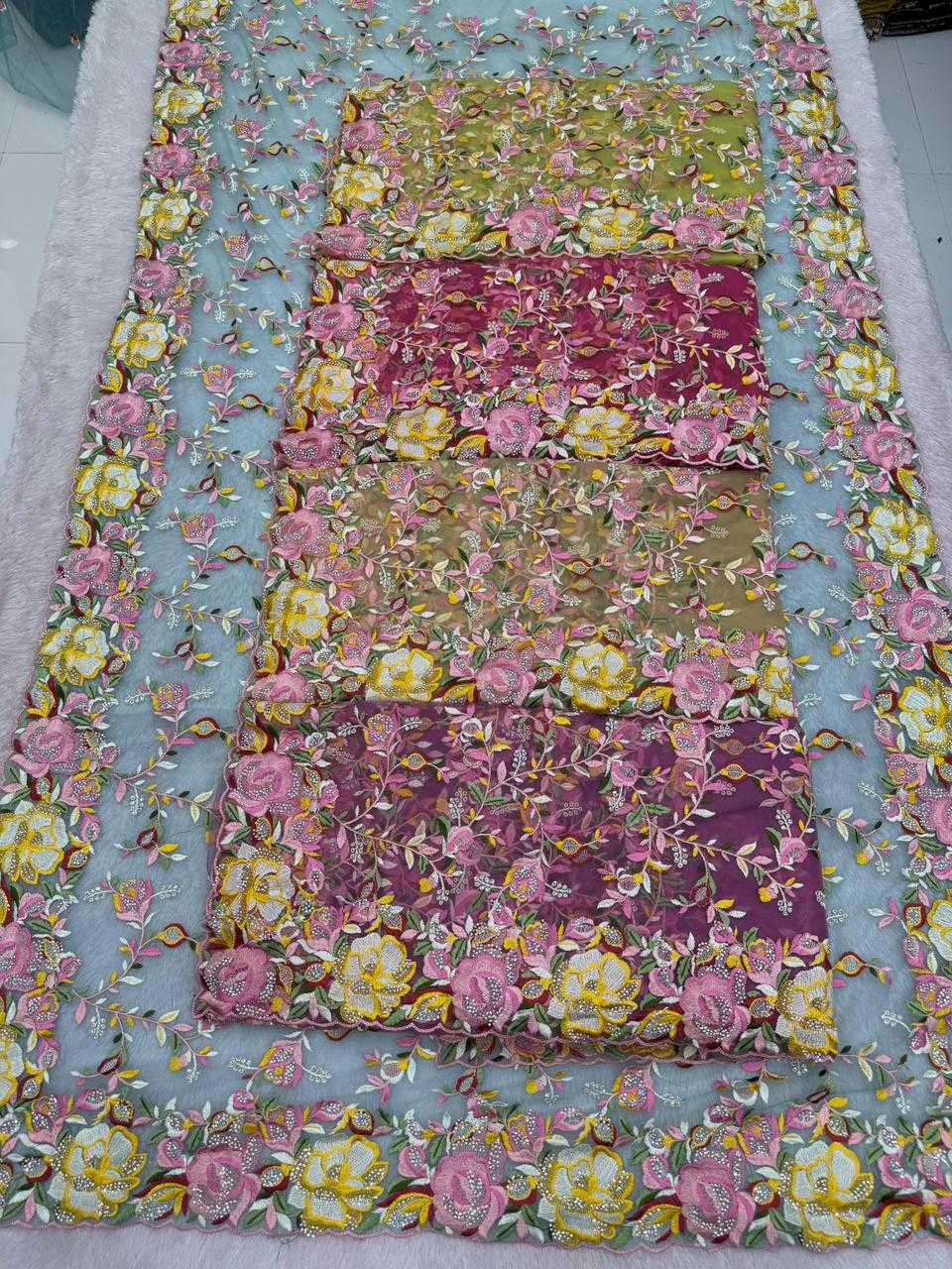 Ynf Soft Net KESH114 9107 Sarees Festive Collections Wholesale Net Sarees Stone Work Saree Sarees With Blouse Manufacturer- Kapda Export