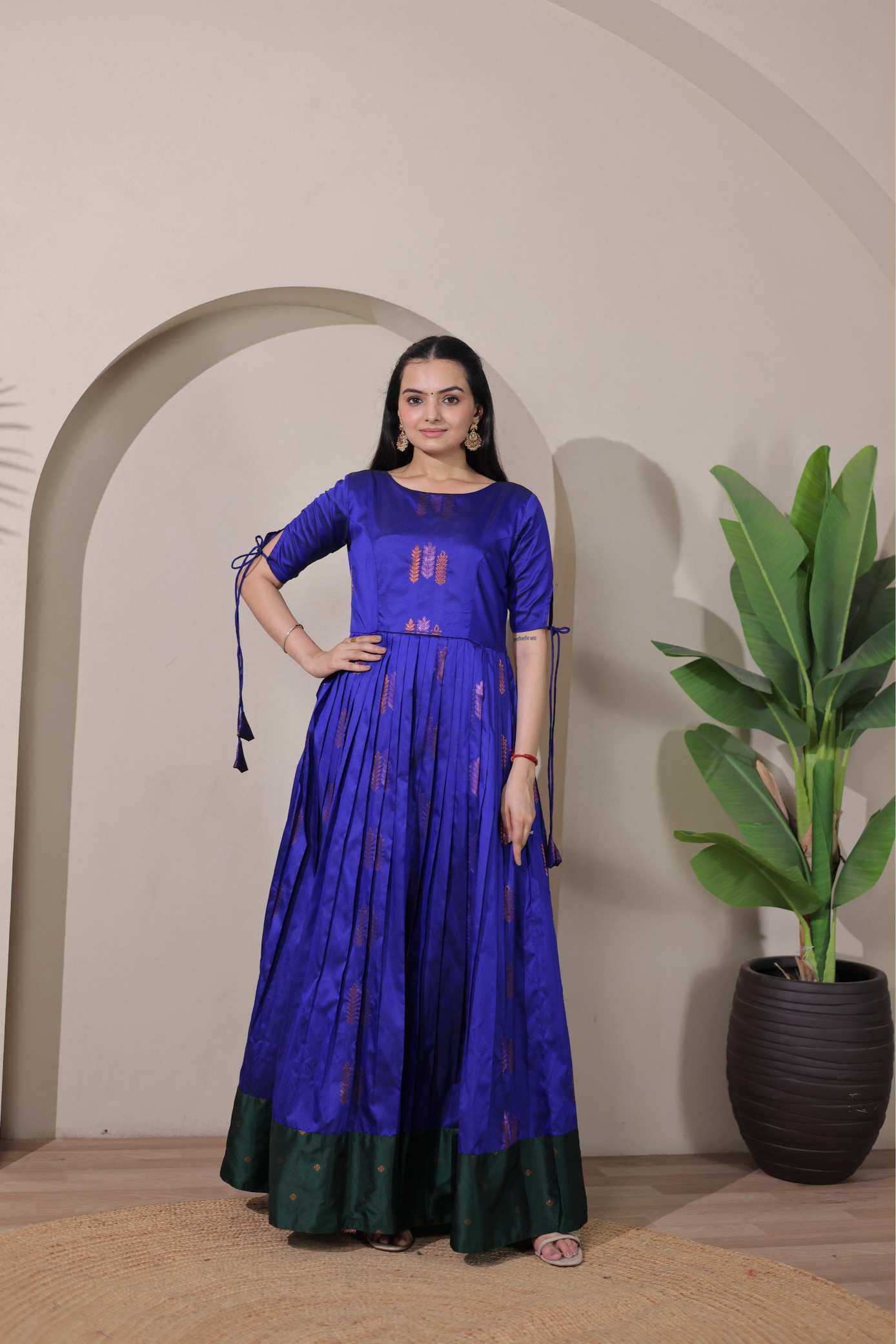 Ynf Soft Silk KESH249 2104 Gowns Wholesale Party Gowns Designer Gowns Silk Gowns Manufacturer- Kapda Export