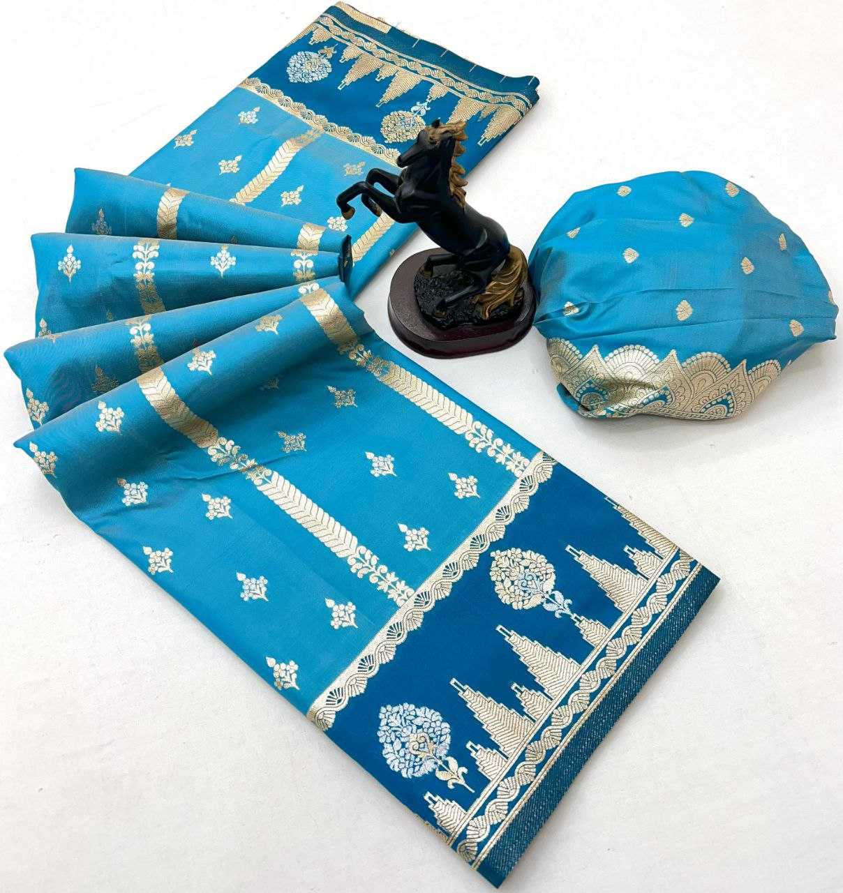 Ynf Soft Silk RIN211 Amrapali Sarees Wholesale Party Wear Sarees Festive Sarees Zari Sarees Manufacturer- Kapda Export