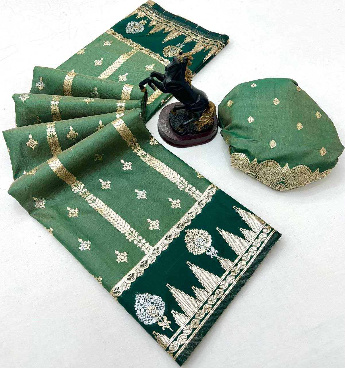 Ynf Soft Silk RIN211 Amrapali Sarees Wholesale Party Wear Sarees Festive Sarees Zari Sarees Manufacturer- Kapda Export