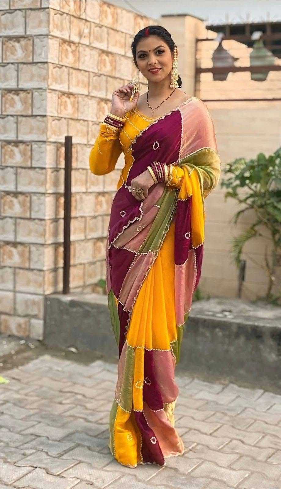 Ynf Space Silk KESH694 110 Sarees Festive Collections Wholesale Printed Sarees Hand Work Sarees Silk Sarees Manufacturer- Kapda Export