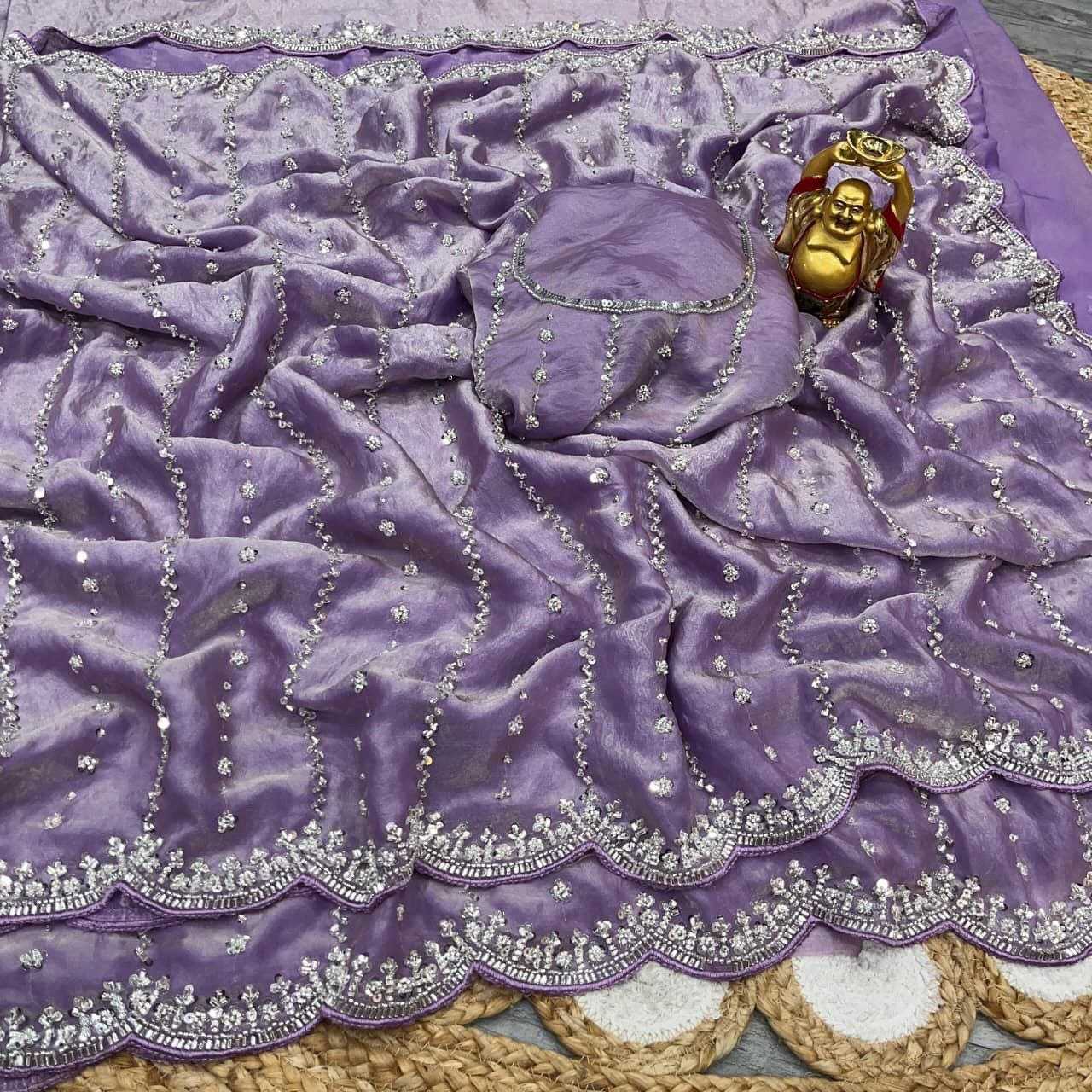 Ynf Space Silk RIN216 Avni Sarees Wholesale Hand Work Sarees Cutwork Saree Traditional Sarees Manufacturer- Kapda Export