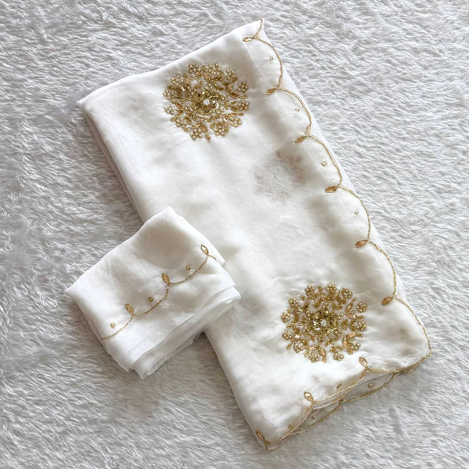 Ynf Tissue KESH549 Samaira Sarees Wholesale Designer Sarees Hand Work Sarees Gota Patti Sarees Manufacturer- Kapda Export