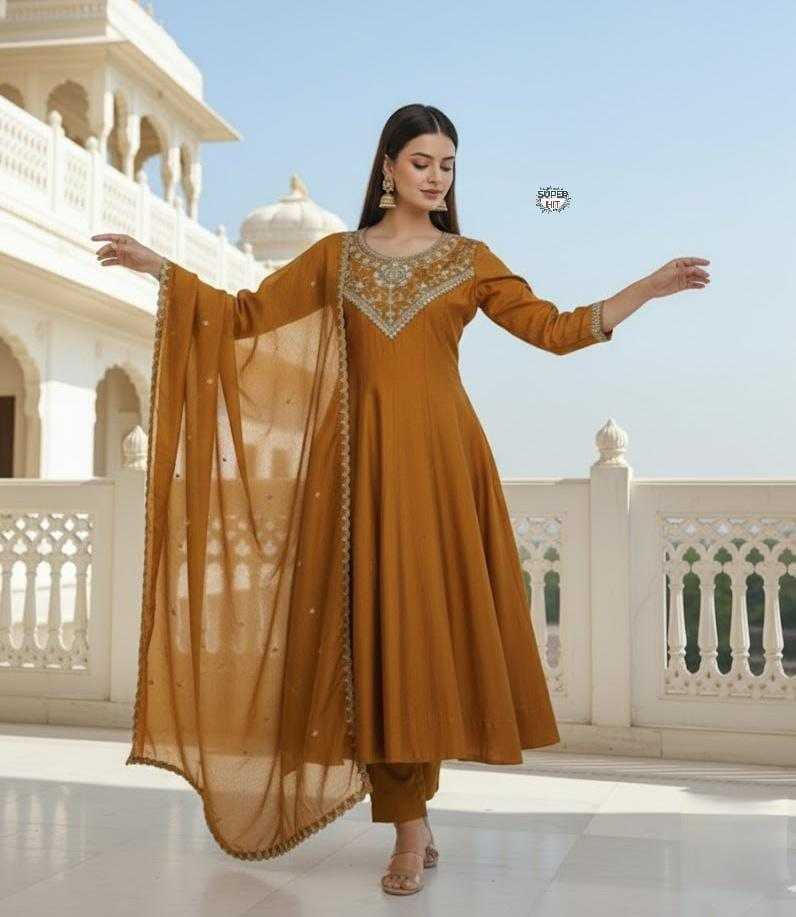 Ynf Vichitra Silk KESH536 Vichitra Kurti Wholesale Fancy Kurti Embroidered Kurtis Half Sleeve Kurtis Manufacturer- Kapda Export