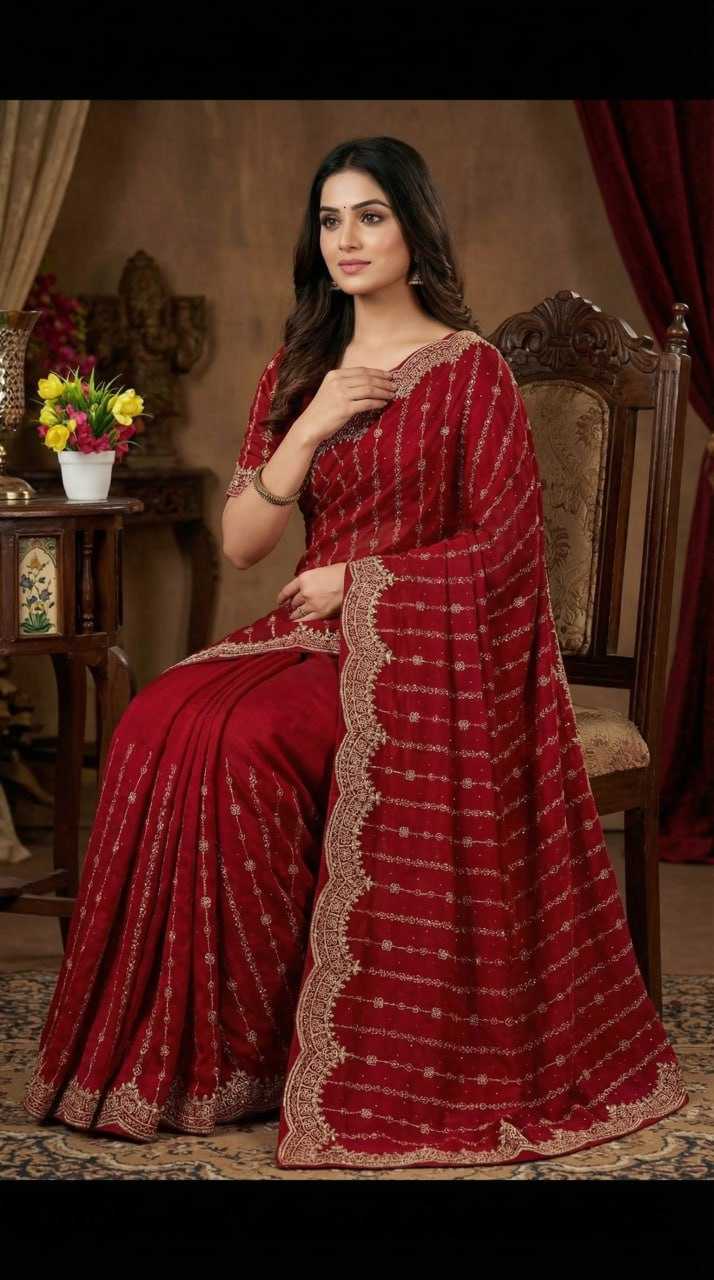 Ynf Vichitra Silk KESH651 Manki Sarees Wholesale Designer Sarees Zari Border Sarees Traditional Sarees Manufacturer- Kapda Export