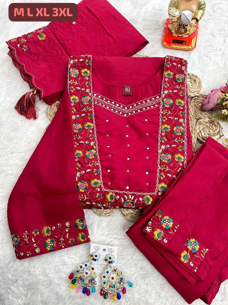 Ynf Viscose KESH594 Shaista Kurti Plus Size Collections Wholesale Designer Kurtis Handloom Kurtis Kurti With Pants Manufacturer- Kapda Export