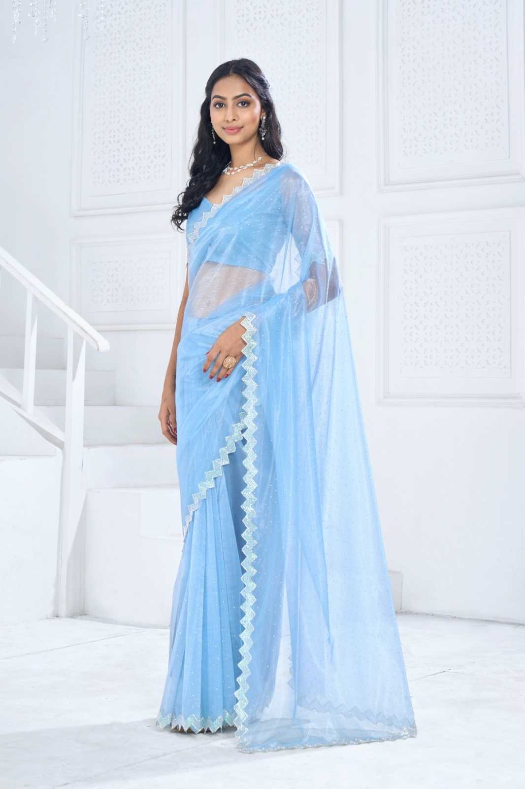 YNF ORGANZA SAN 796A  WHOLESALE SAREE MANUFACTURER