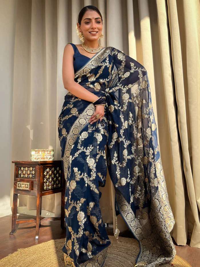 YNF BANARASI SOFT SILK RAS 4096 WHOLESALE SAREES MANUFACTURER