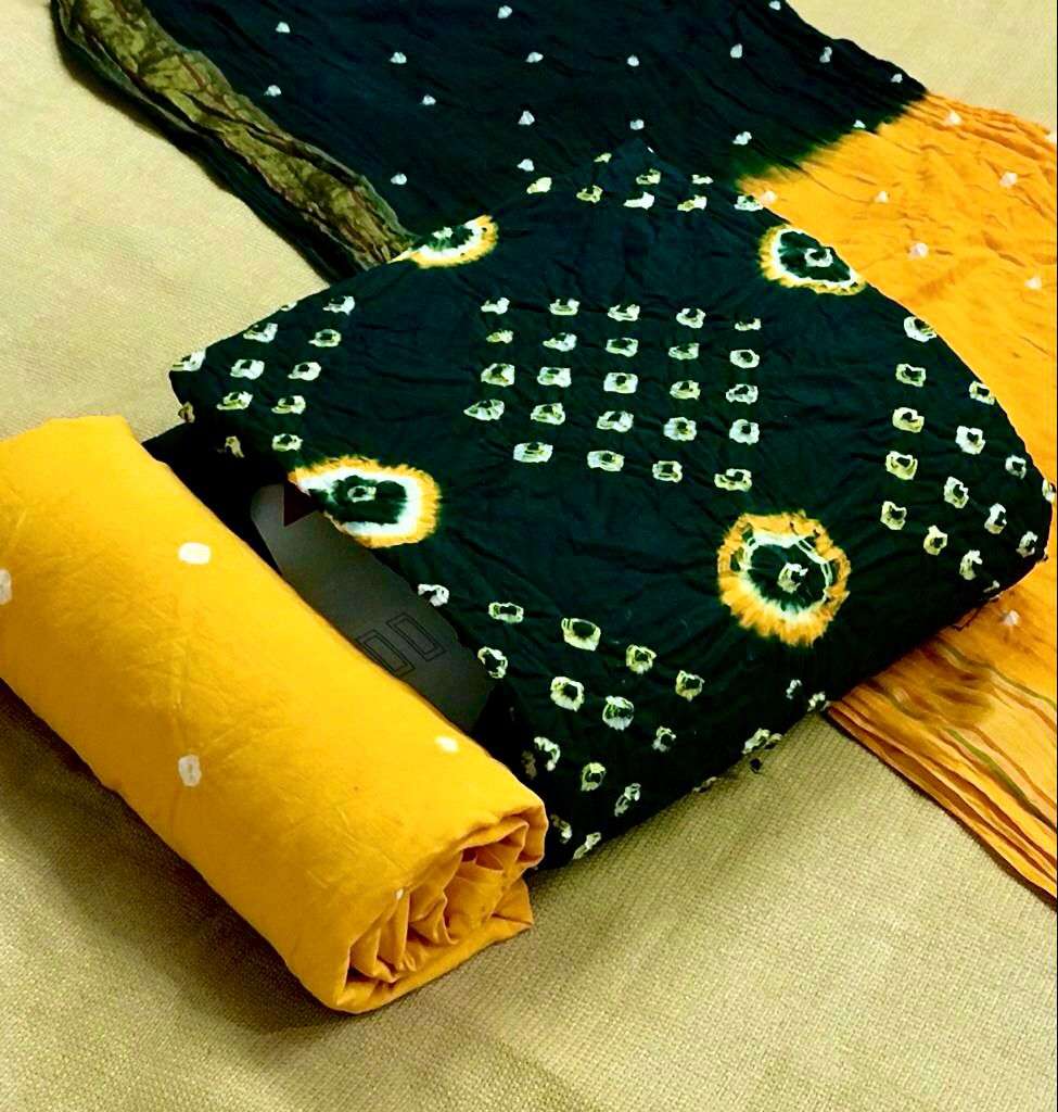 YNF COTTON KST  Banarasi Border WHOLESALE UNSTITCHED SUITS MANUFACTURER