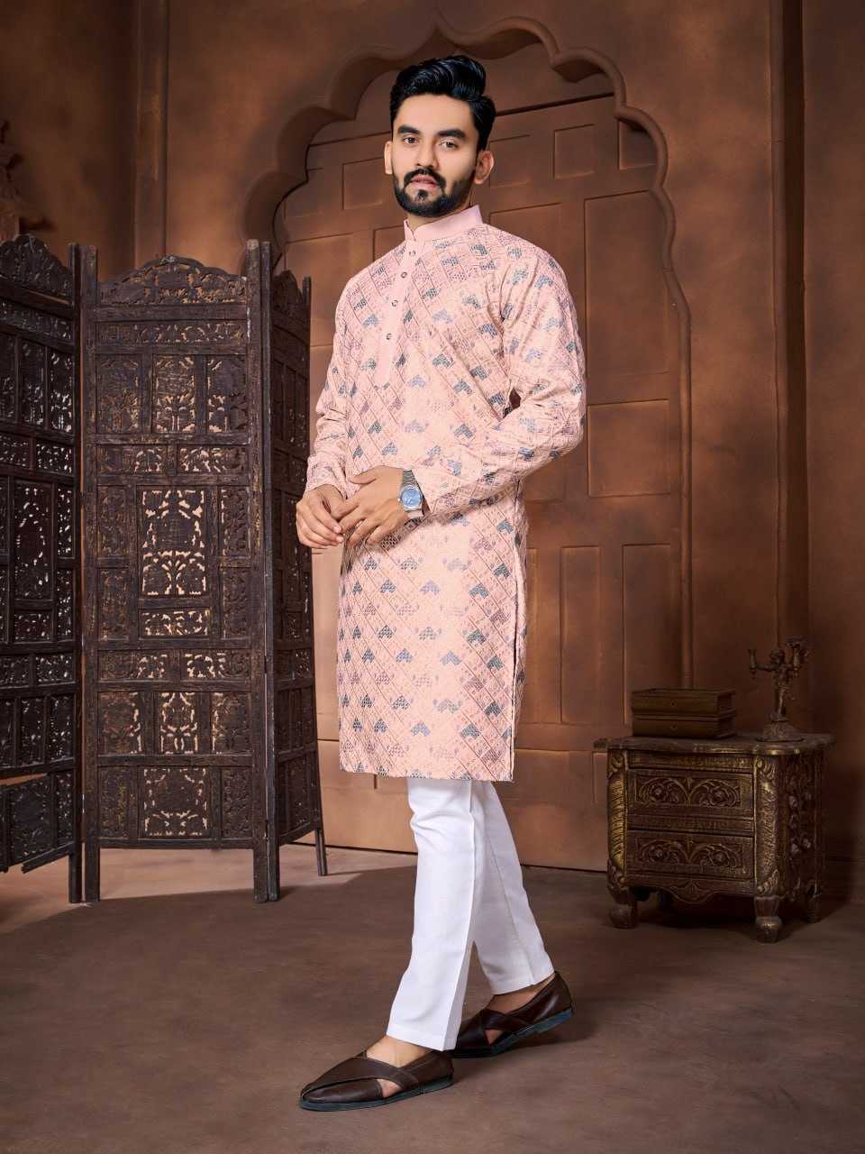 YNF ITALIAN SILK RBV MAHARAJA WHOLESALE MENS WEAR MANUFACTURER