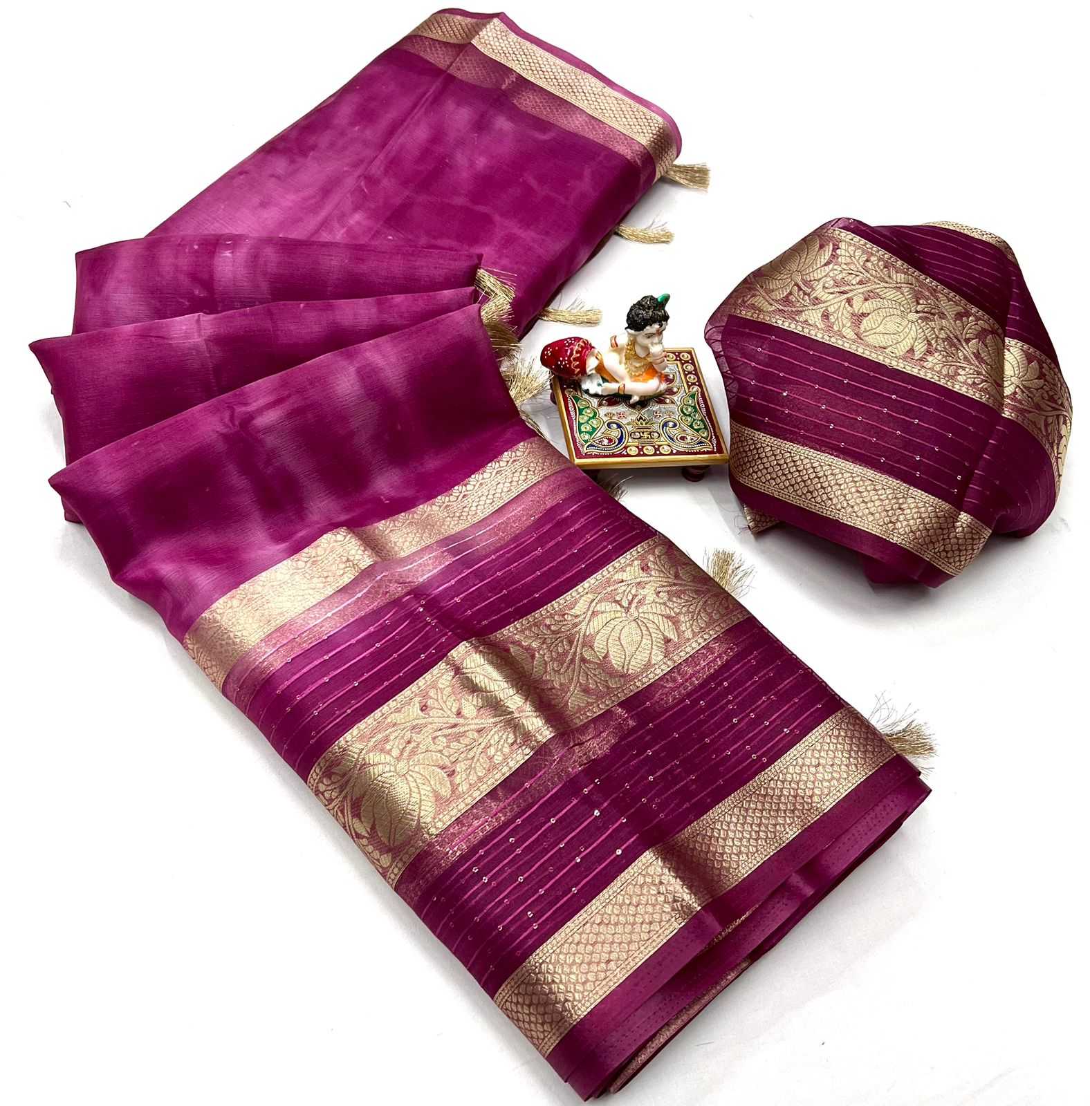 YNF ORGANZA RAR RICH WHOLESALE SAREES MANUFACTURER