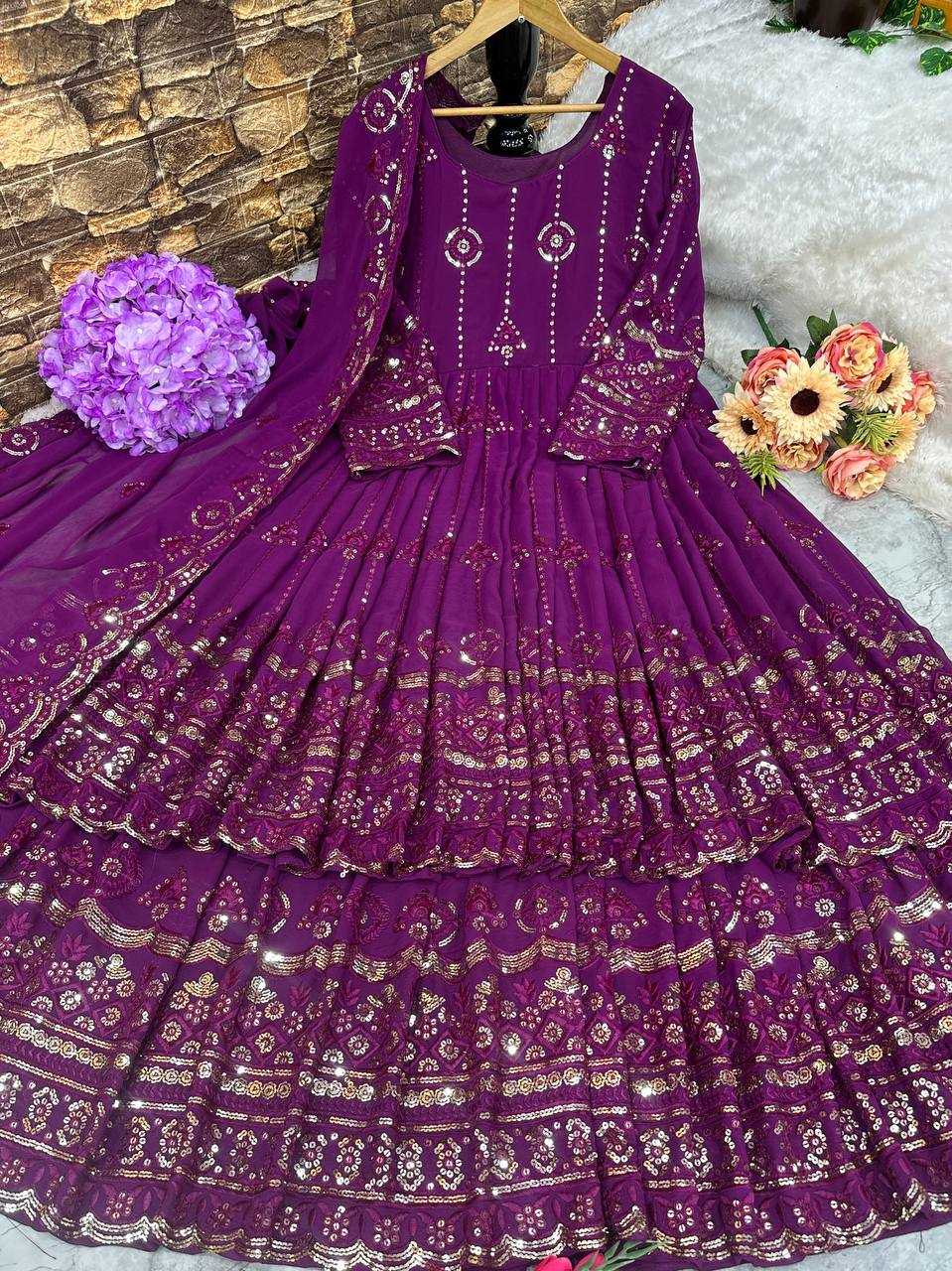 YNF GEORGTTE KSF MICRO COTTON WHOLESALE LEHENGA MANUFACTURER 