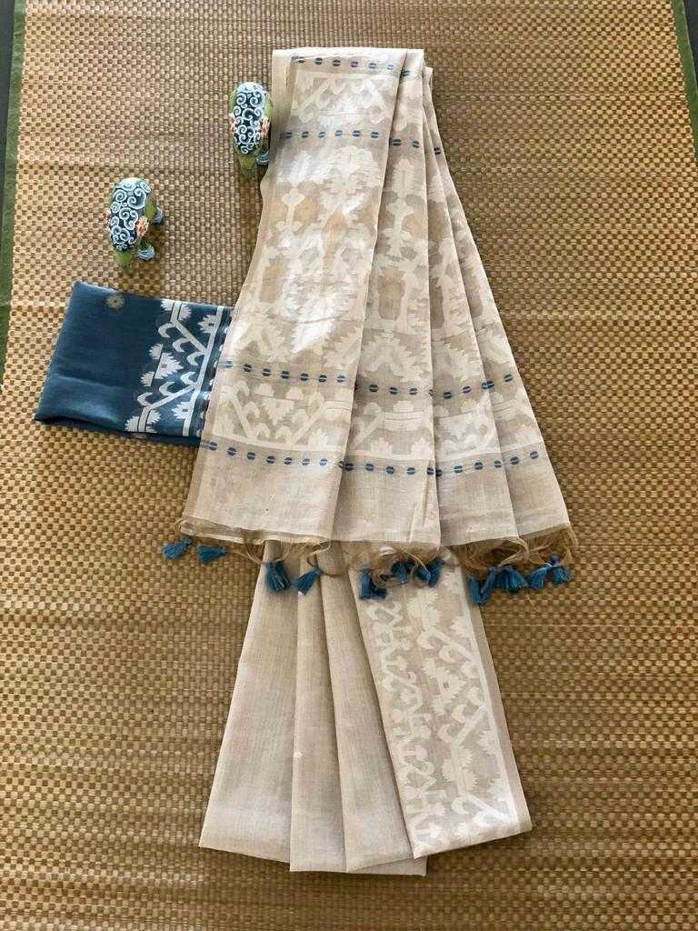 YNF KHADI MUD JAMDANI  WHOLESALE SAREES MANUFACTURER 