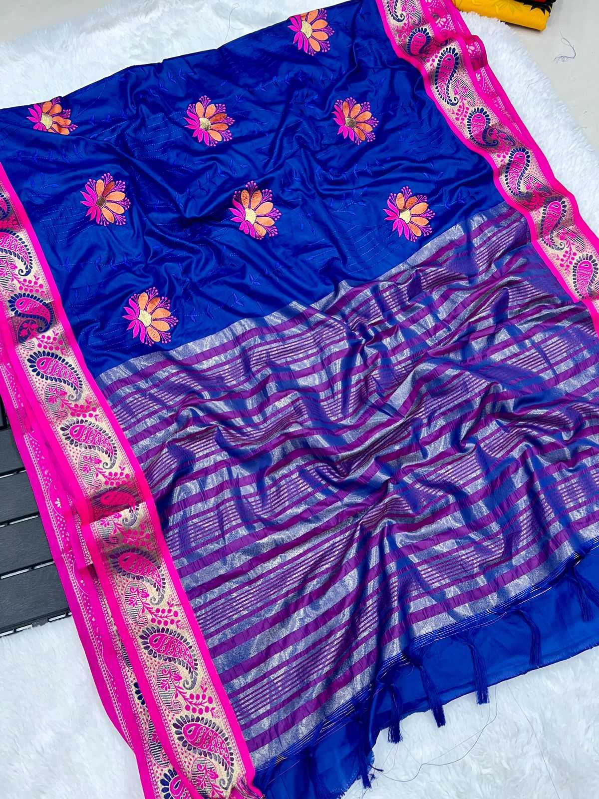 YNF SILK COTTON RUD MANGO WORK WHOLESALE SAREES MANUFACTURER         