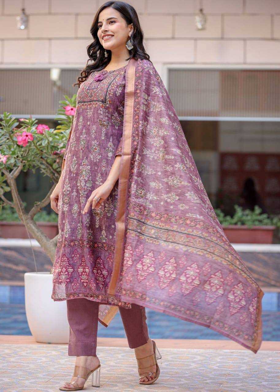 YNF CHANDERI SILK KSB 012 SUITS & DRESSES WHOLESALE LADIES DRESSES PRINTED SUITS MANUFACTURER  