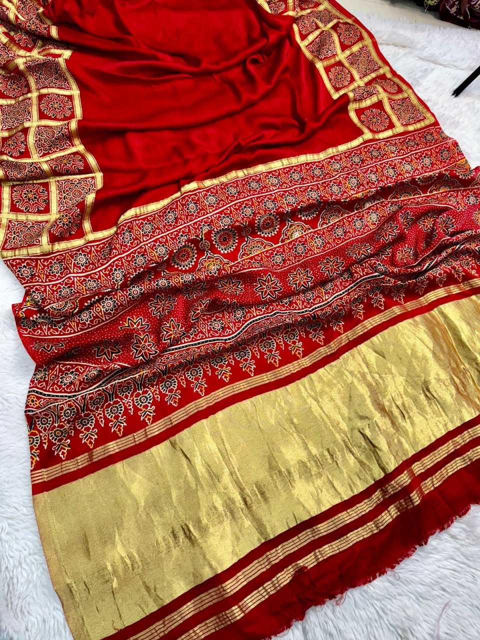 YNF GAJJI SILK RWC GAJJI SAREES WHOLESALE FANCY LADIES BLOCK PRINT SAREES MANUFACTURER