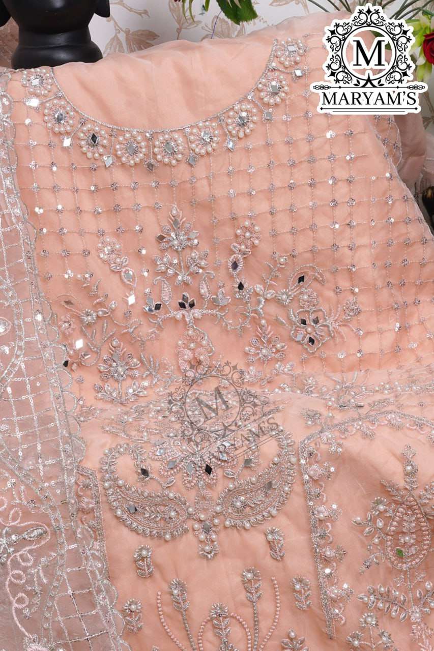 YNF ORGANZA KAL 165 SUITS & DRESSES WHOLESALE UNSTITCHED SUITS EMANUFACTURER