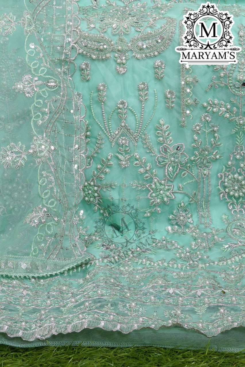 YNF ORGANZA KAL 165 SUITS & DRESSES WHOLESALE UNSTITCHED SUITS EMANUFACTURER