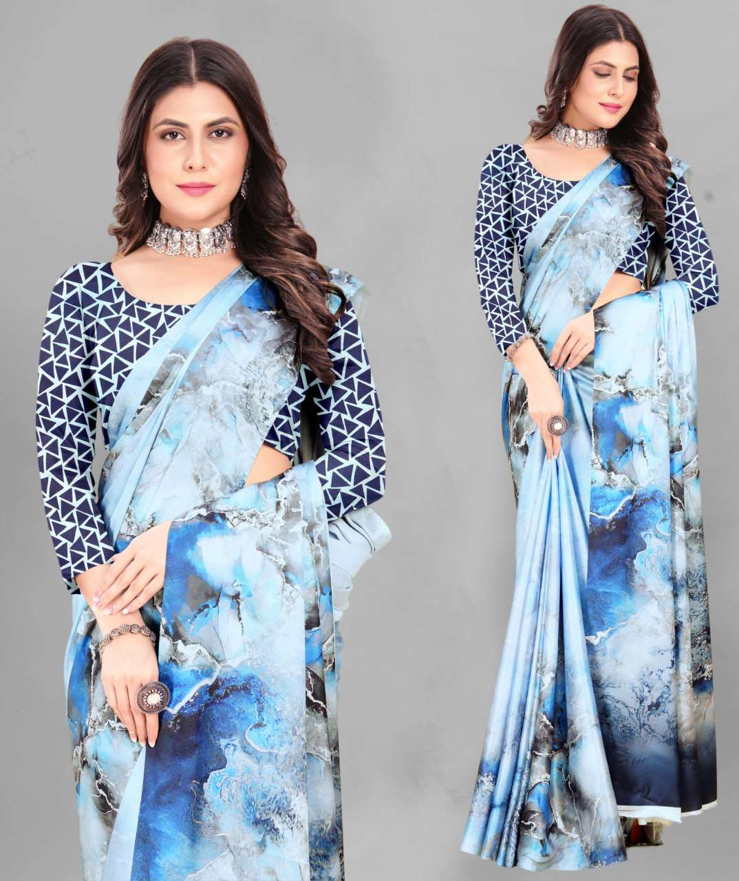 YNF CREPE SRRT JAPAN CRAPE8 SAREES WHOLESALE PRINTED LADIES CREPE SATIN SAREES MANUFACTURER