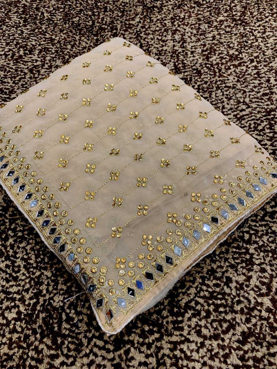 YNF GEORGETTE DIV 02 SAREES WHOLESALE GEORGETTE EMBROIDERY RASHMIKA MANDANNA SAREES MANUFACTURER