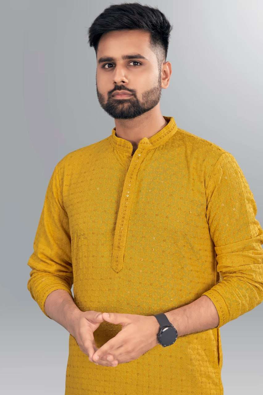 YNF RAYON KSB 1001-B MENS WEAR WHOLESALE MENS KURTAS EMANUFACTURER