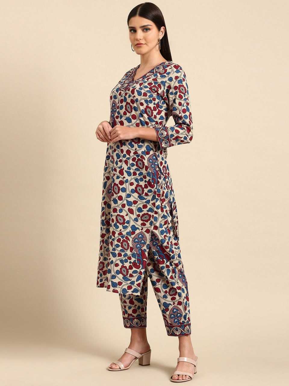 YNF REYON COTTON RIN153 8008 KURTIS WHOLESALE PRINTED COTTON KURTS WITH BOTTOM MANUFACTURER