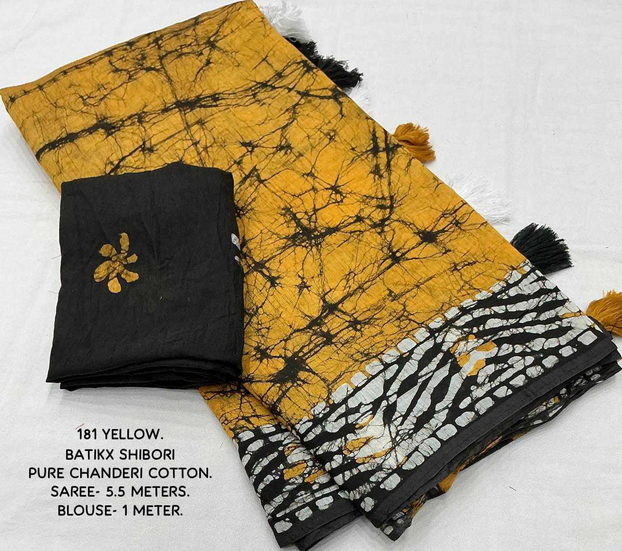 YNF CHANDERI COTTON KESH118 181 SAREES WHOLESALE PRINTED COTTON LINEN CHANDERI BATIK SAREES MANUFACTURER