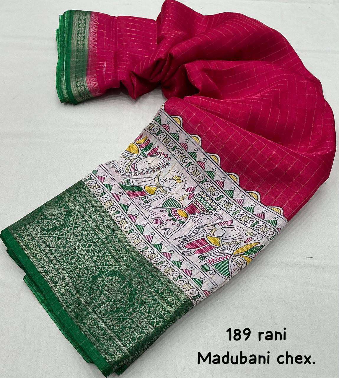 YNF COTON KESH118 189 SAREES WHOLESALE PRINTED COTTON LINEN MADHUBANI ZARI BORDER SAREES MANUFACTURER