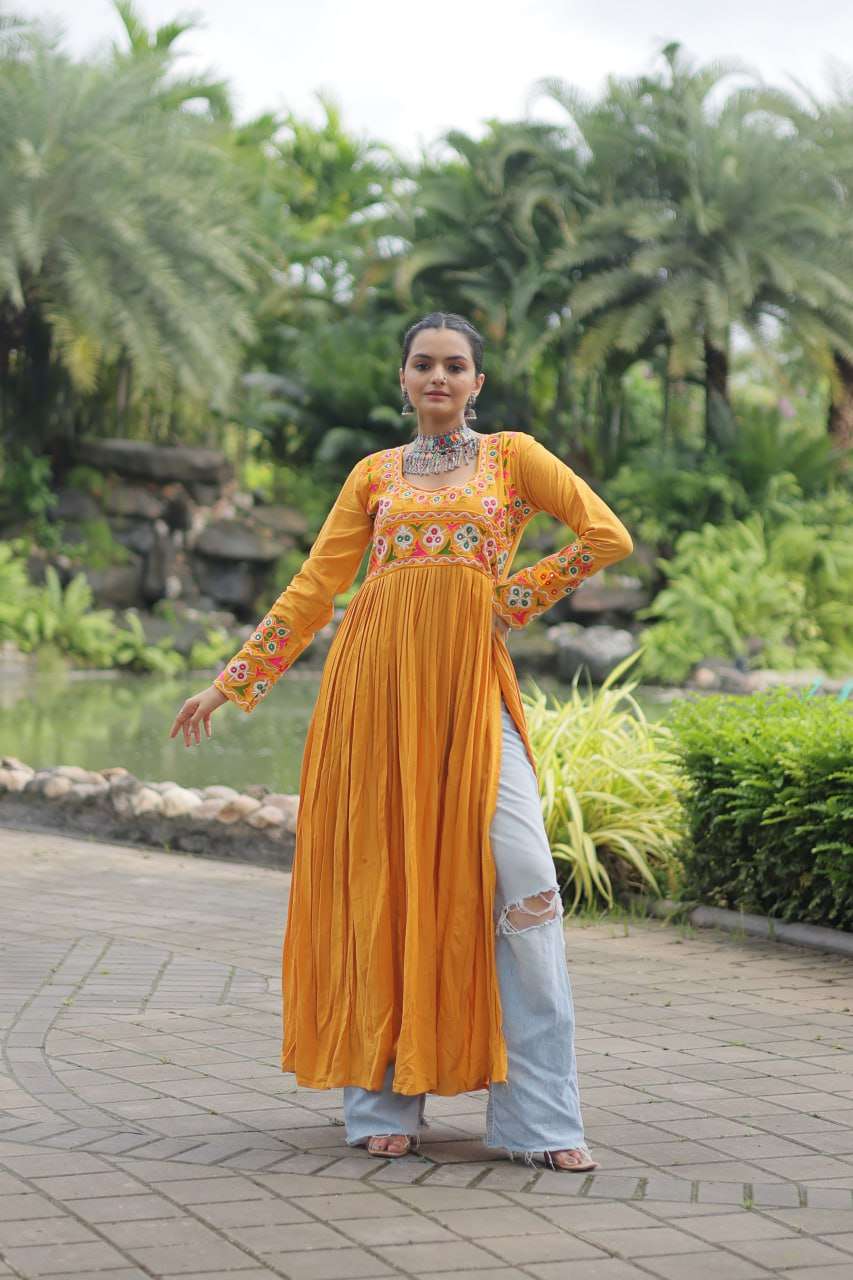 YNF RAYON KESH133 1130 KURTIS WHOLESALE WORKWEAR LONG RAYON FANCY KURTIS MANUFACTURER