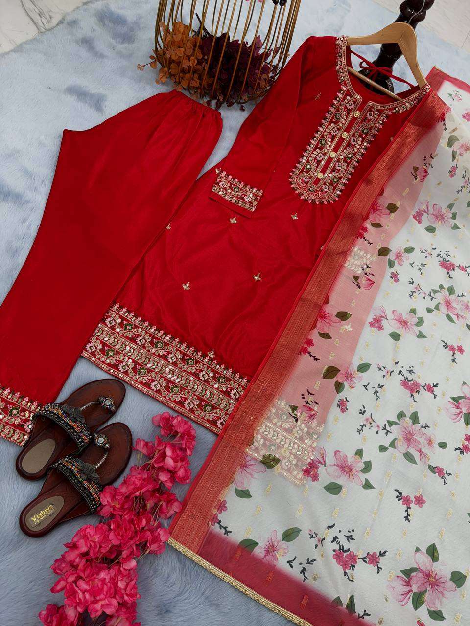 YNF CHINON SILK KESH141 164 SUITS & DRESSES WHOLESALE EMBROIDERY LADIES SILK PARTY WEAR WEDDING DIWALI COLLECTIONS SUITS MANUFACTURER