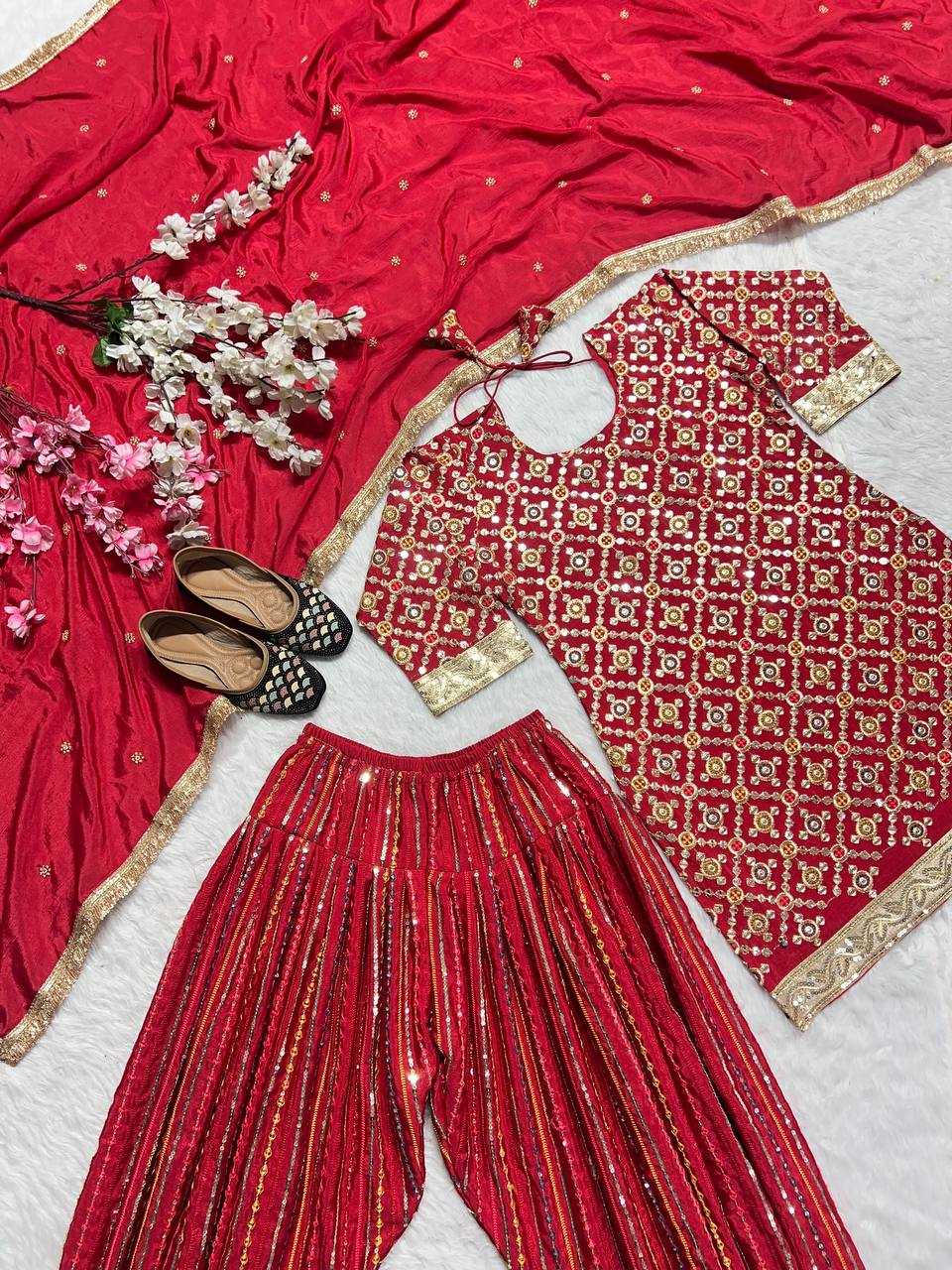 YNF CHINON SILK KESH146 5021 SUITS & DRESSES WHOLESALE EMBROIDERY PATIALA LADIES SALWAR LADIES SILK DHOTI SALWAR PUNJABI SUITS MANUFACTURER