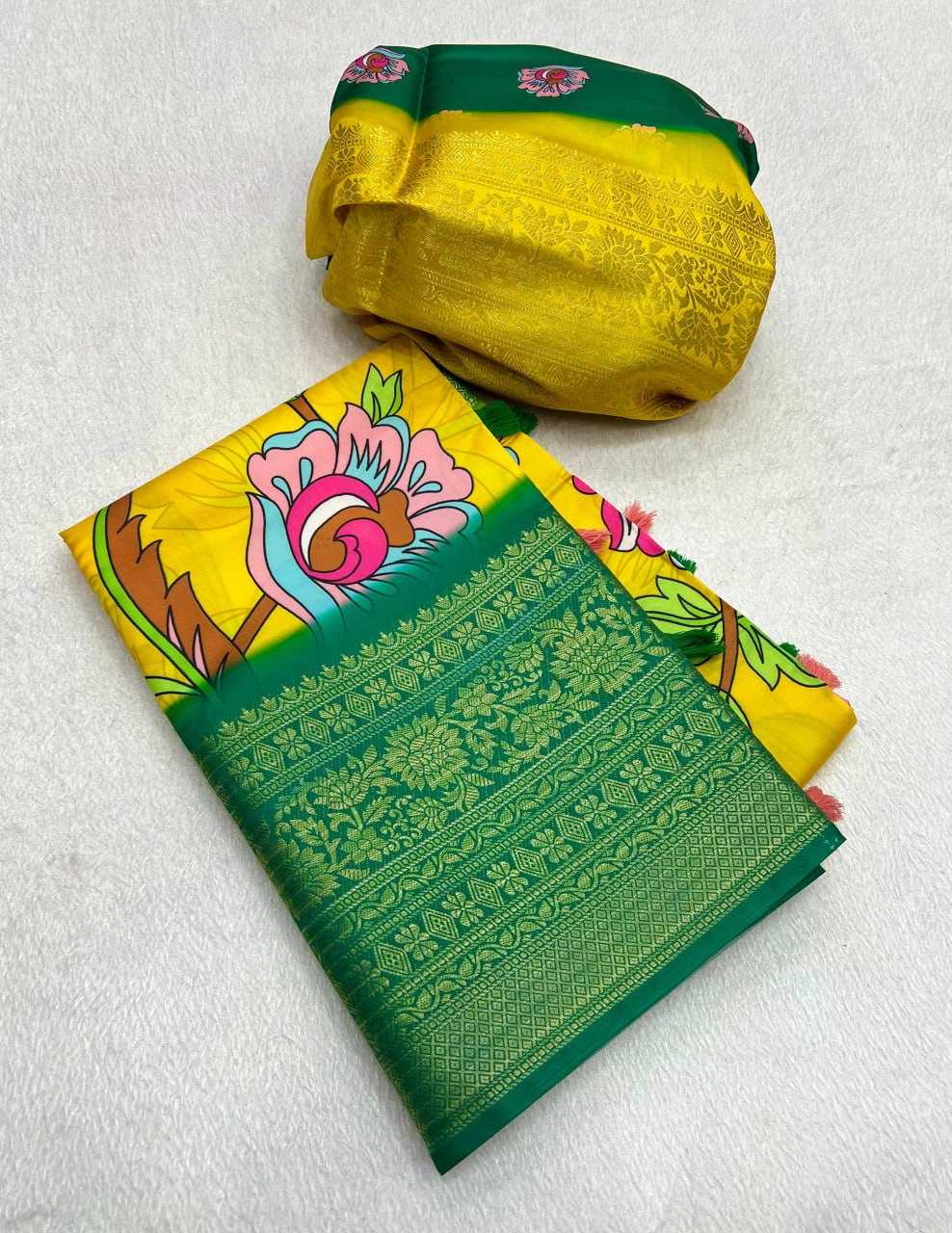 YNF HANDLOOM SILK RIN198 RAA38 SILK SAREES WHOLESALE HANDLOOM PRINTED SILK LIGHTWEIGHT SILK SAREES MANUFACTURER