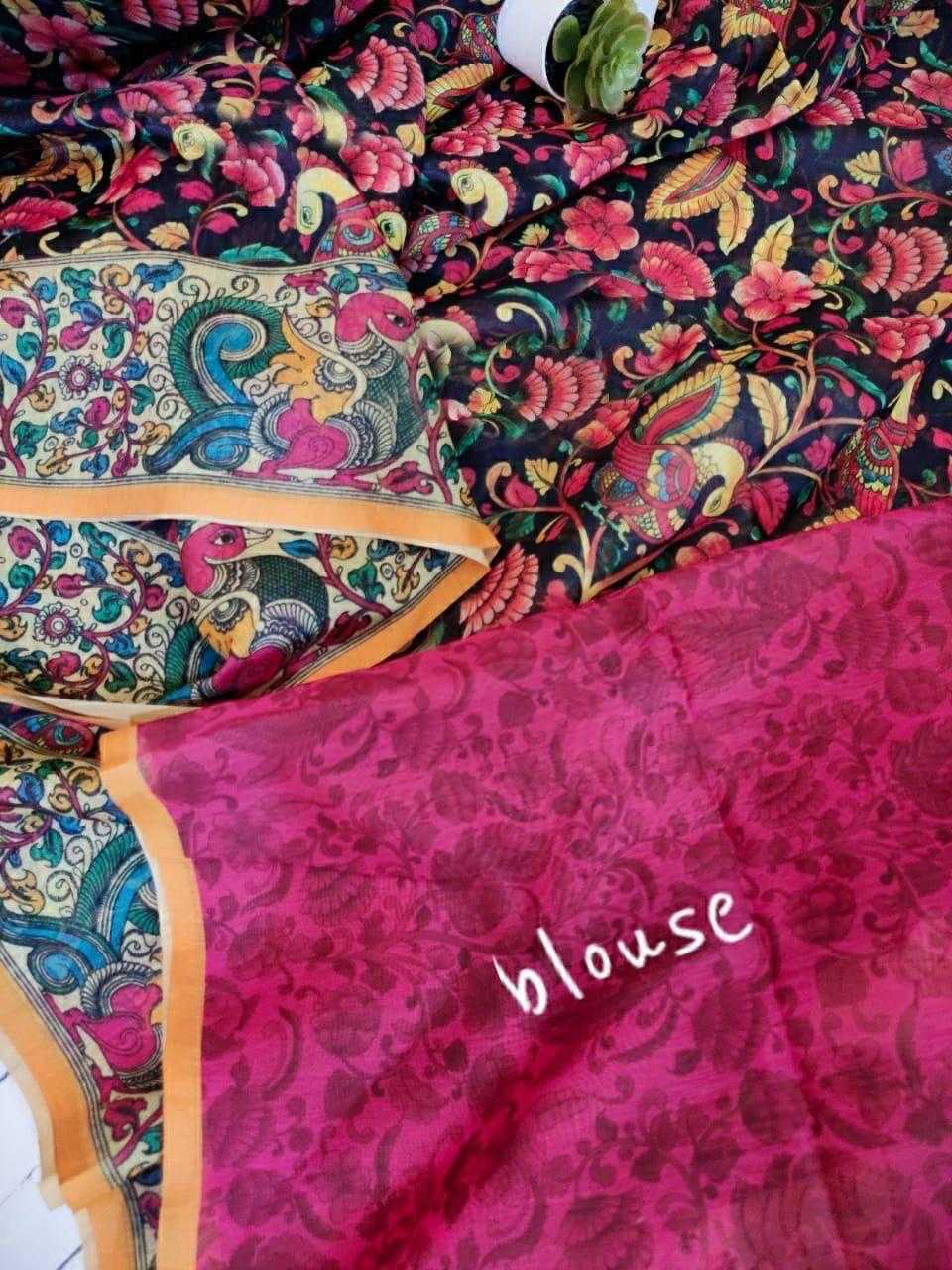 YNF LINEN KESH101 ANT128 SAREES WHOLESALE PRINTED LADIES KALAMKARI SAREES MANUFACTURER