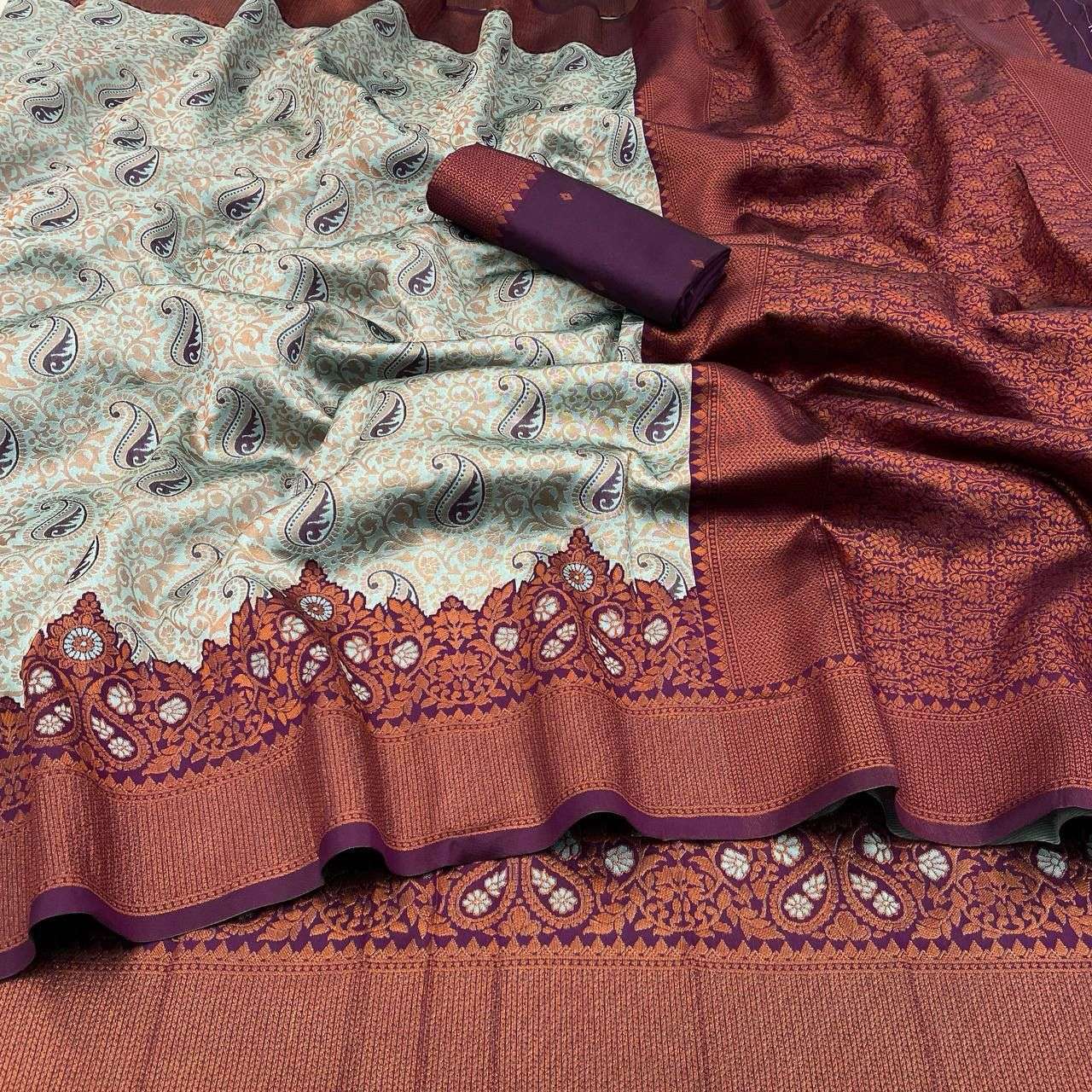 YNF TISSUE RIN179 624 SAREES WHOLESALE TISSUE SILK KANCHIPURAM ZARI BORDER SAREES MANUFACTURER