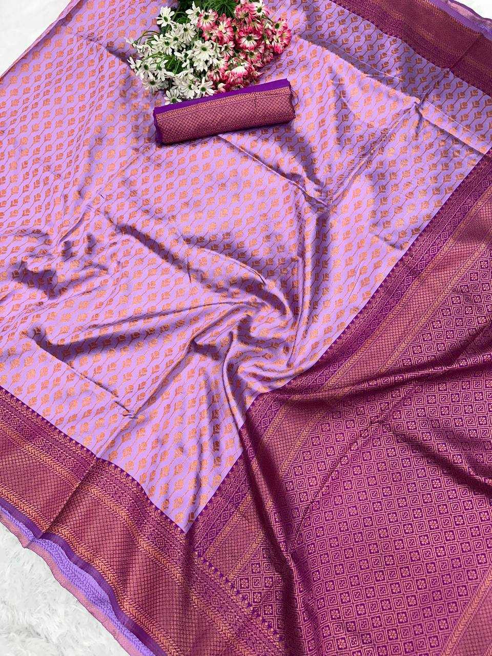 YNF BANARASI SOFT SILK RIN179 668 SILK SAREES WHOLESALE BANARASI SILK KERALA KASAVU ZARI BORDER SILK SAREES MANUFACTURER- Kapda Export