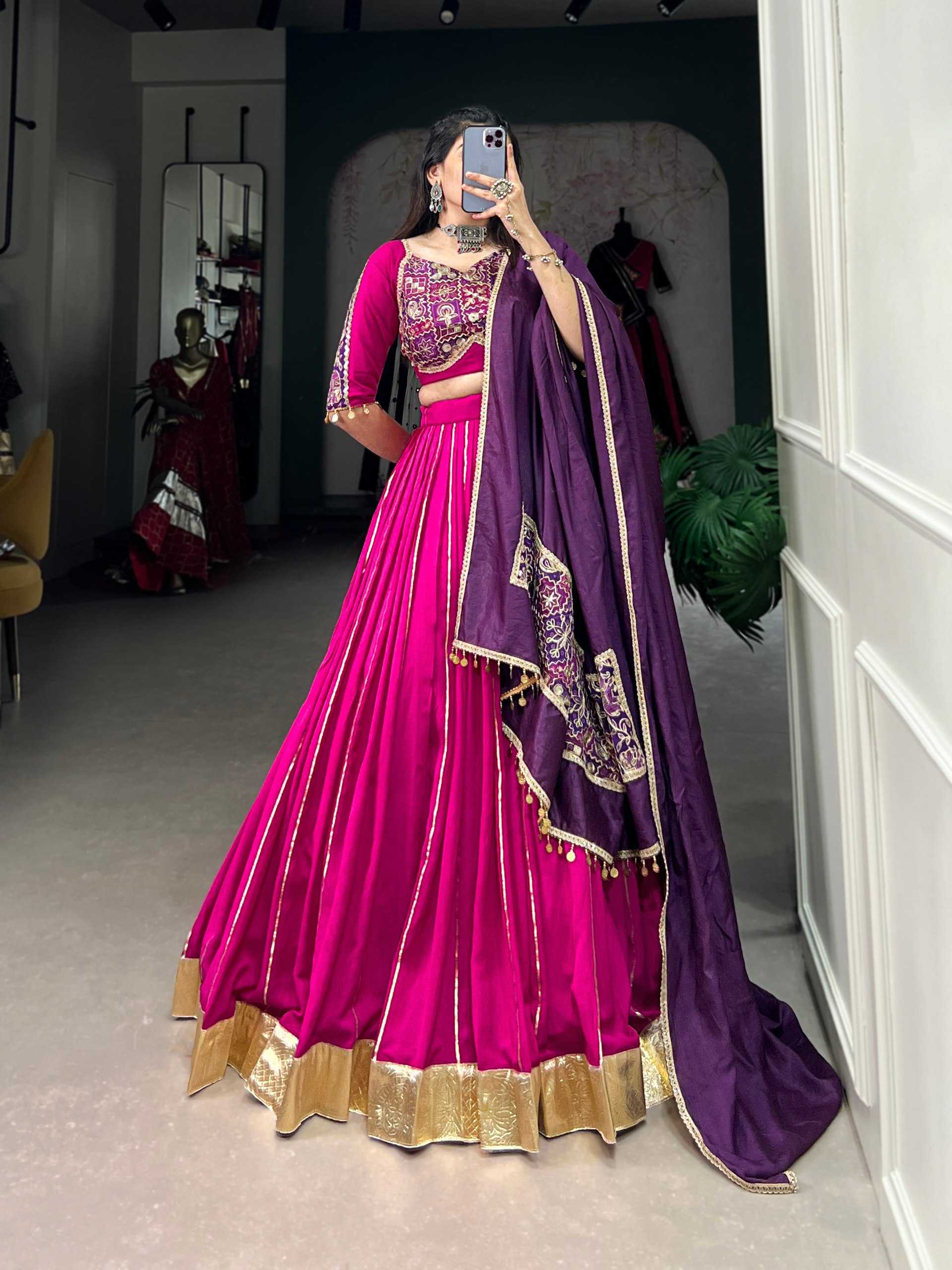 YNF CHANDERI SOFT KESH134 1735 LEHENGAS WHOLESALE CHANIYA CHOLI LEHENGA WITH BLOUSE ZARI WORK LEHENGAS GOTA PATTI LEHENGA WITH DUPATTA  MANUFACTURER